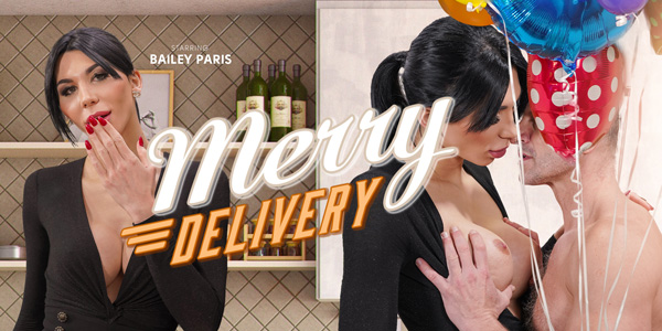 Merry Delivery Trans VR Porn Video