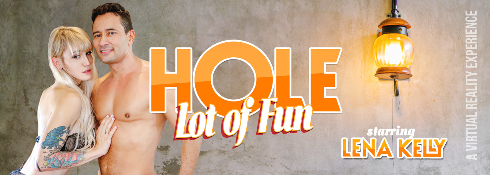 A Hole Lot of Fun - VR Porn Video, Starring: Lena Kelly VR