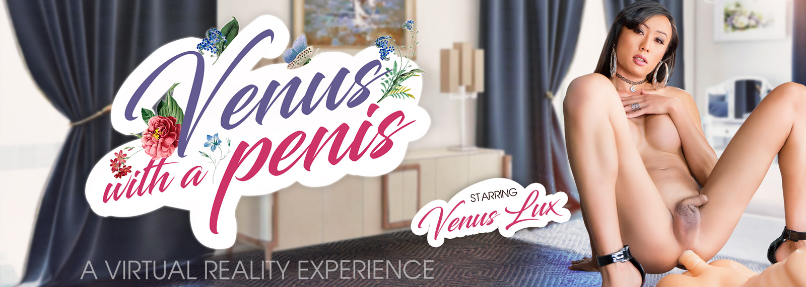 Venus with a Penis - VR Porn Video, Starring: Venus Lux VR