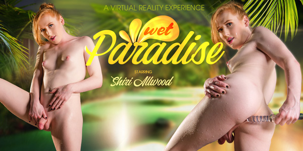 Wet Paradise Trans VR Porn Video