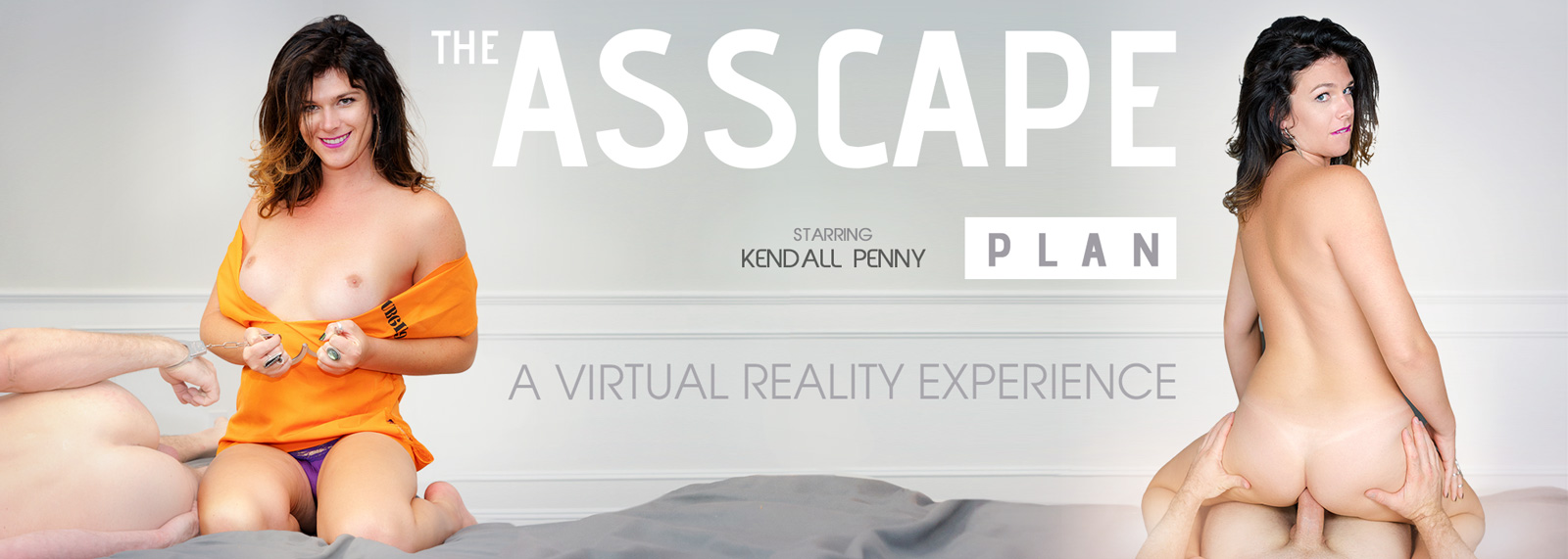 The Asscape Plan - Trans VR Porn Video, Starring: Kendall Penny
