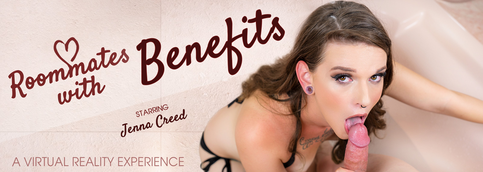 Roommates with Benefits - VR Porn Video, Starring: Jenna Creed VR