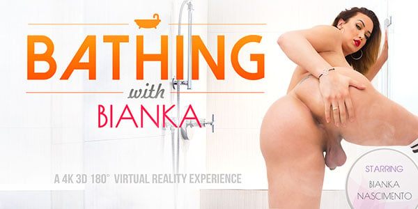 Bathing with Bianka Trans VR Porn Video