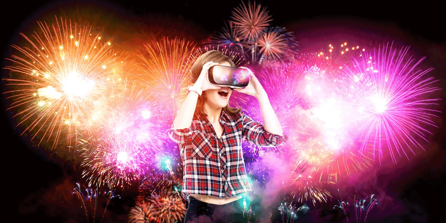 Fireworks VR Helmet